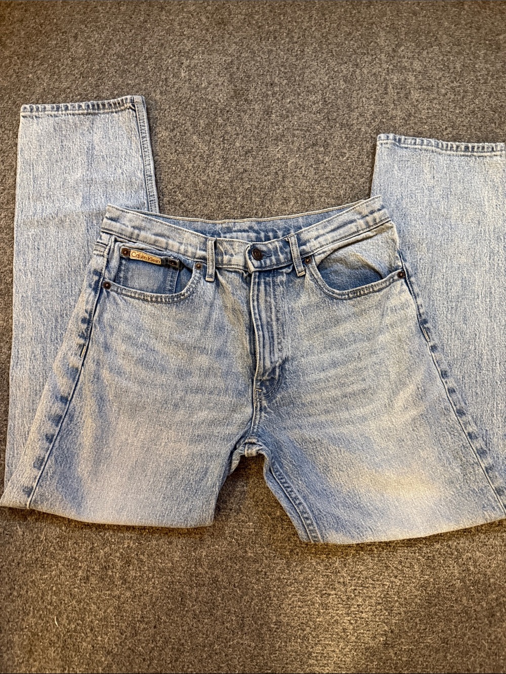 Calvin Klein Classic Straight Light Blue Jeans Size 27